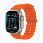 HK9 Ultra 2 AMOLED Smartwatch With ChatGPT- Orange Color